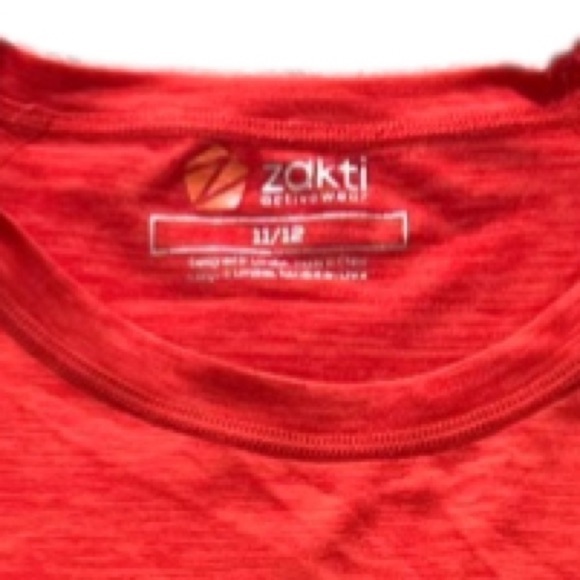 Zakti Drifit Athletic Boy’s Youth Size 11-12 Years Short Sleeved Shirt, EUC - Picture 2 of 2